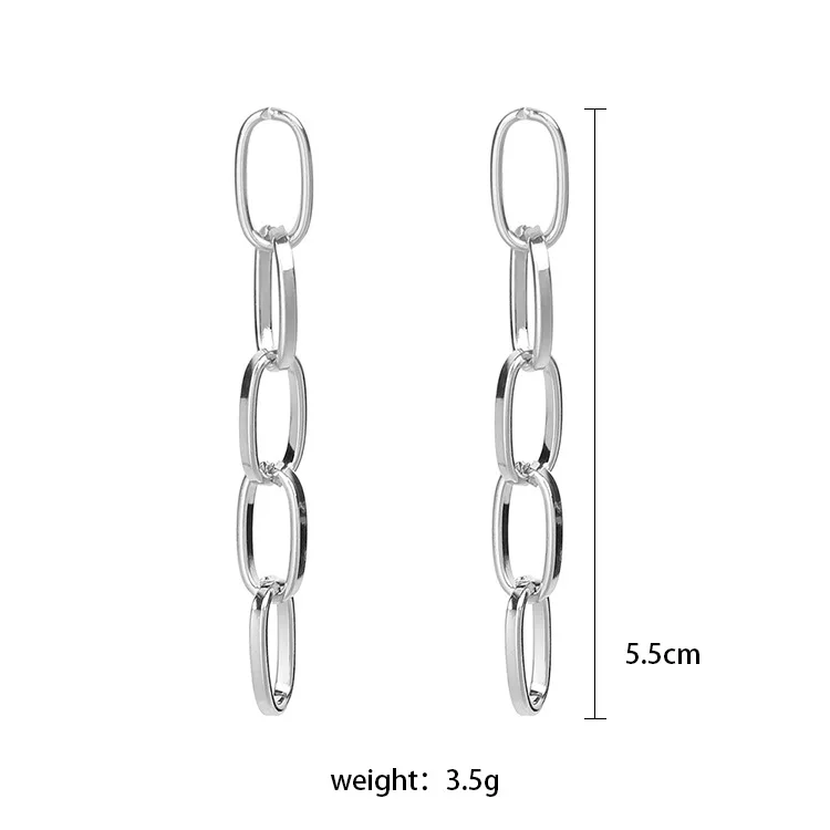 Новое поступление серьги-подвески на цепочке для женщин в стиле панк девушек