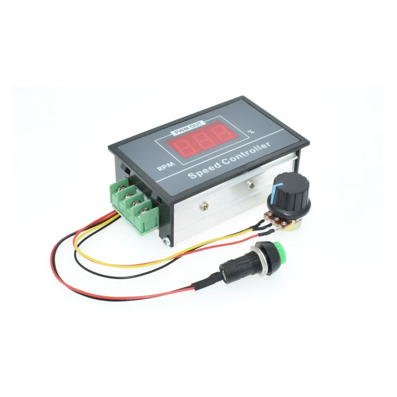 30A цифровой светодиодный дисплей 0 ~ 100% Регулируемый DC 6V 12V 24V 48V контроллер