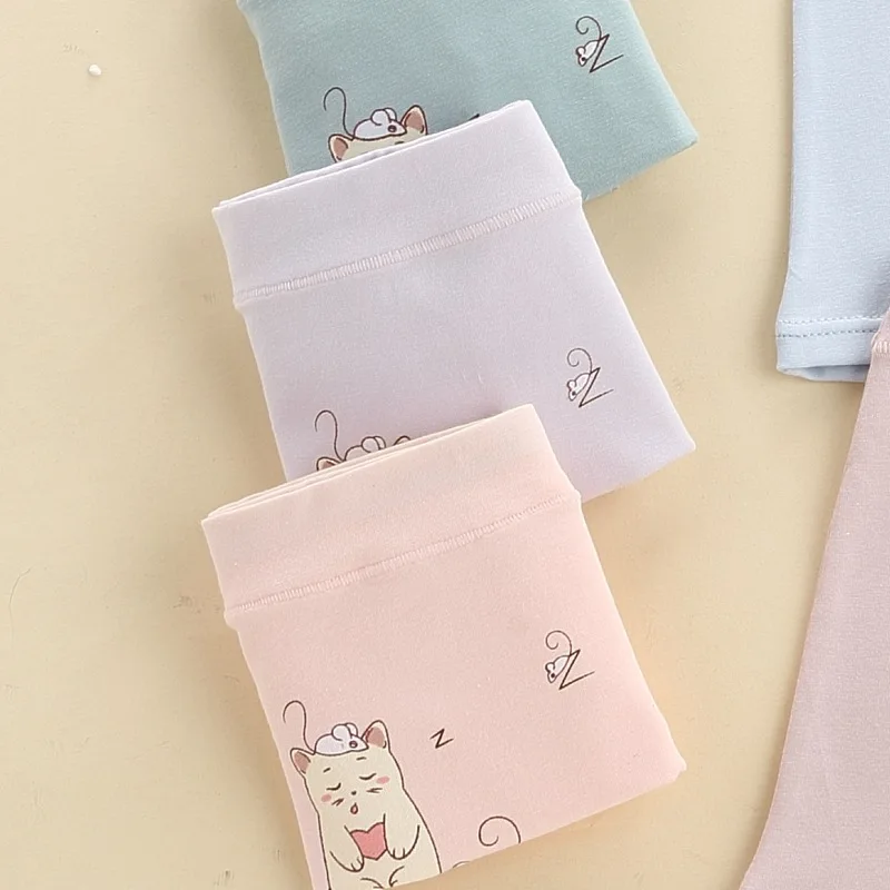 Новые детские трусы боксеры для девочек с мультяшным рисунком детское нижнее