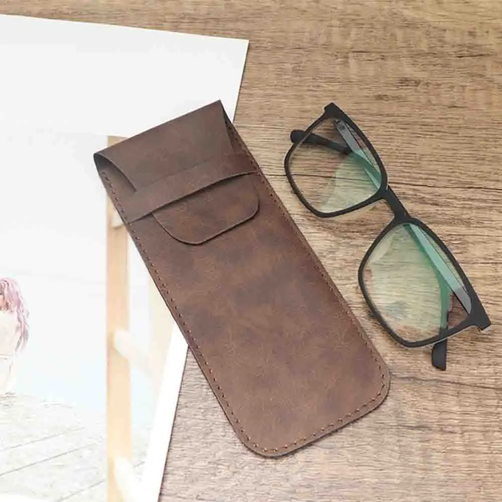 Модный Чехол для очков из искусственной кожи чехол солнцезащитных простой