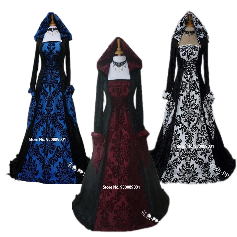 Женский костюм для косплея в викторианском стиле с расклешенными рукавами| |