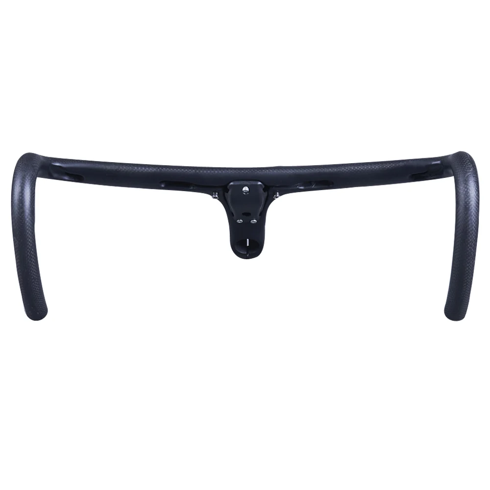 Pаспродажа Матовый 3K Углеродное волокно 5D Интегрированный руль со стержнем для велосипеда, шоссейного велосипеда, изогнутый стержень, велосипедные де...