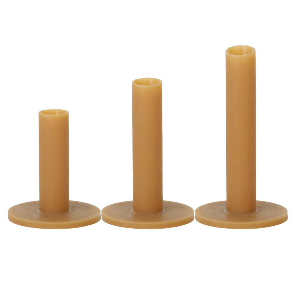

3 pcs Golf Coffee Durable Rubber Tees Driving Range Tees 60/70/80mm