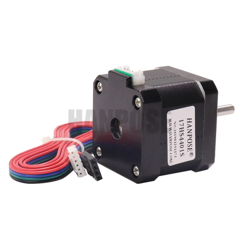 Шаговый электродвигатель Nema17 4 проводной 42 motor Nema 17 42bygh 1 7a (17HS4401S) для 3D принтера с