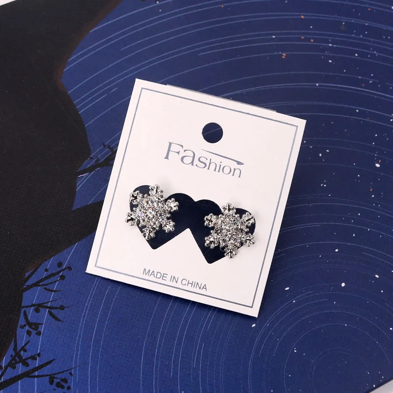 100 шт./лот креативные серьги с двумя отверстиями в форме сердца карты 5x5 7 см