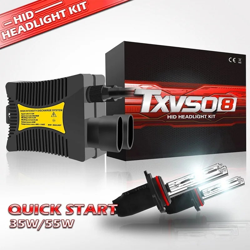 

universal 9005 xenon kit 12v hb3 car headlamps 55w hid lamps 3000k 4300k 5000k 6000k 8000k 10000k 12000k lights headlight bulb