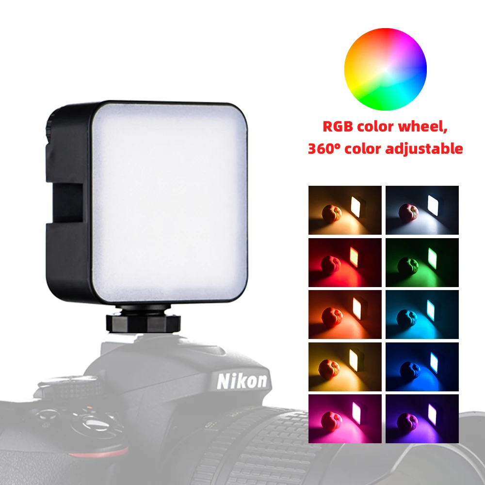 

LED Light Lamp Fill Light 2500K-6500K RGB Built-in 2500mAh Battery Photographic Lighting for Shooting Studio Tik Tok AL86 Pro