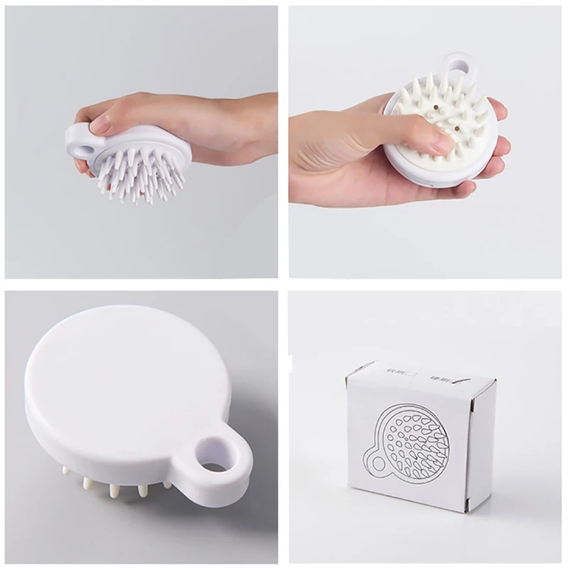 Массажёр кожи головы Щетка для шампуня Массажная щетка расческа волос Чистка душ