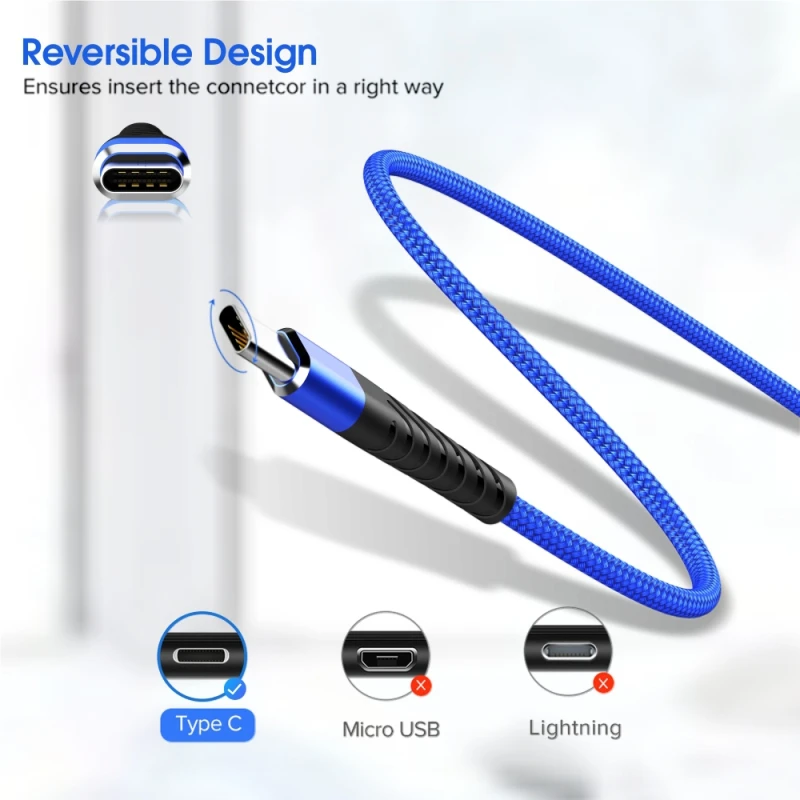 Vothoon 3A Быстрая зарядка type C USB кабель для samsung S10 Xiaomi Redmi Note 7 type C кабель для зарядки мобильного телефона USB C кабель