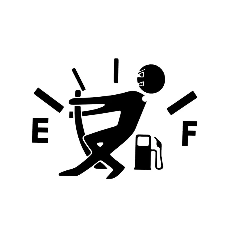 Водонепроницаемый стикер для автомобилей потянув топливный бак забавные