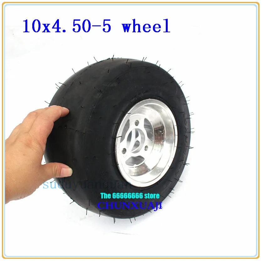 10x4.50-5 front or 11x7.10-5 rear wheel for Four Wheel GO KART KARTING ATV UTV Buggy Quad Vacuum tyre tire with rim |