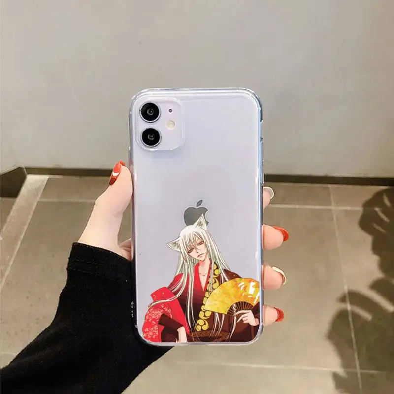 

anime Kamisama Hajimemashita Tomoe Phone Case Transparent for iPhone 6 7 8 11 12 s mini pro X XS XR MAX Plus