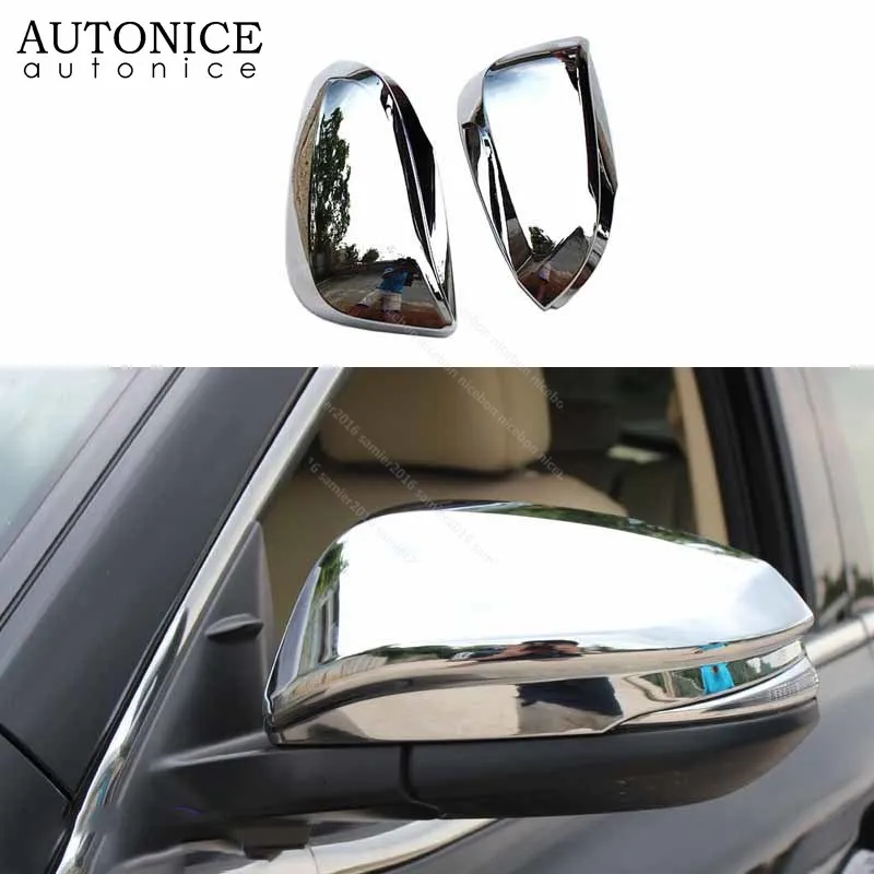 Цветное боковое зеркало заднего вида из углеродного волокна подходит для Toyota RAV4