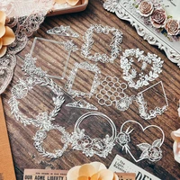 garland heart frame lace paper placemats wedding party decoration supplies scrapbooking diy journal crafts paper albums