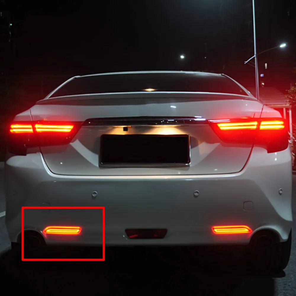 Автомобильный Светодиодный отражатель заднего бампера JURUS 2 шт. стоп светильник s