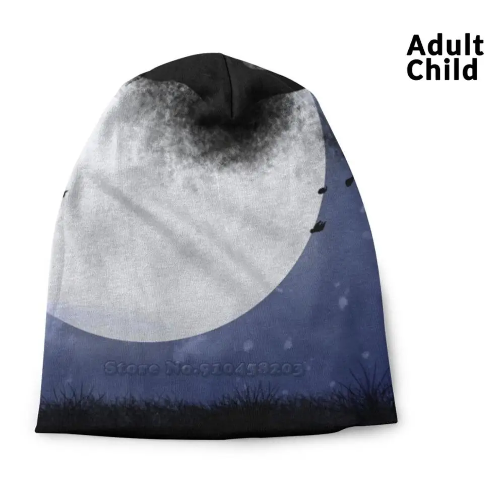

Moonlight Hip-Hop Hat Beanie Hat Casual Polyester Knit Cap Moonlight Fairy Fantasy Ttrp Role Play Dnd And Fey Fanart Forest
