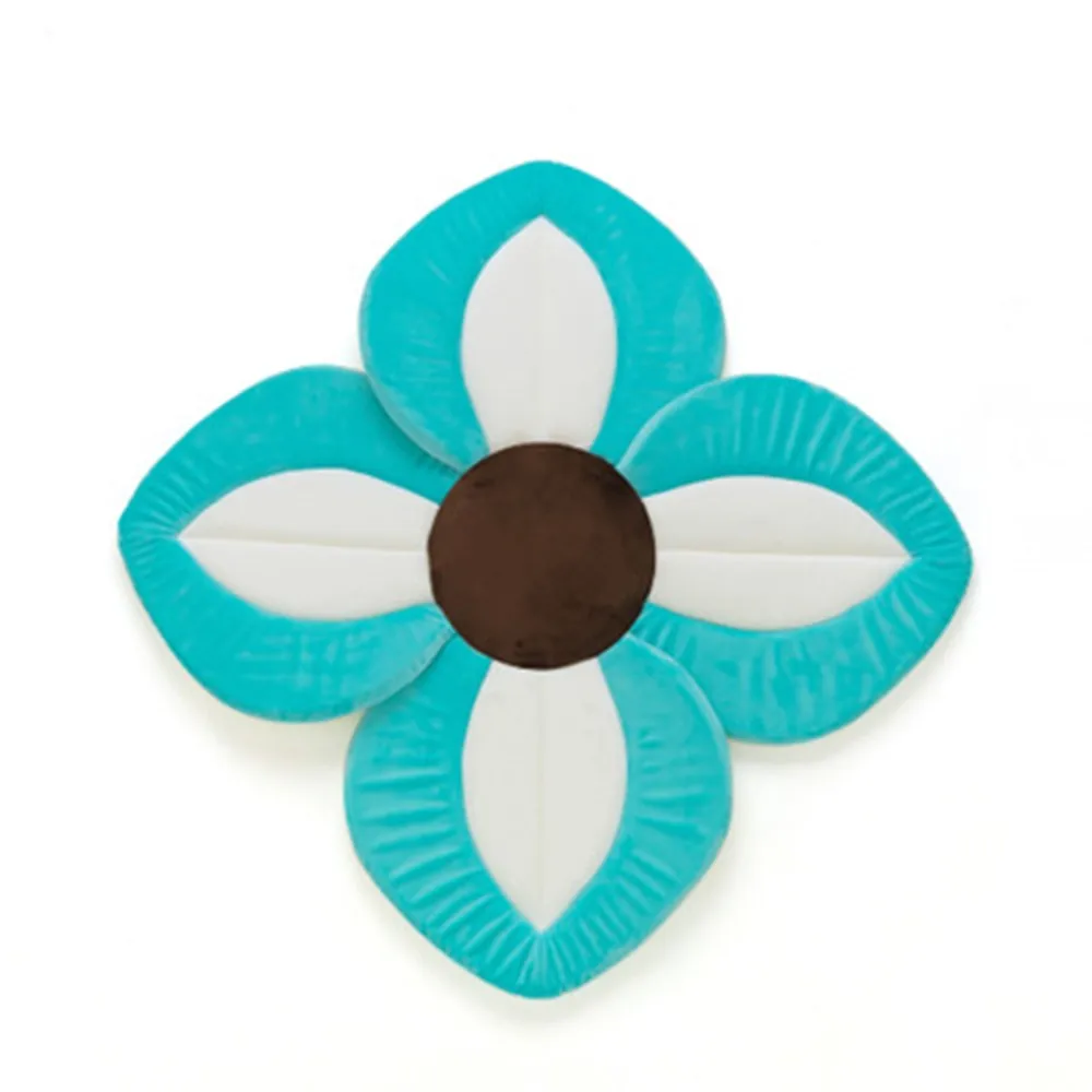 Baby Shower Blooming Flower Newborn Bathtub Foldable Lotus shape Cushion skin Bath pad portable bath tub Soft Seat Play mat