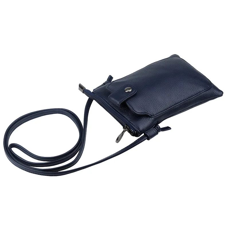 

Leather Lady's Mobile Phone Bag Fashion Versatile Leather Shoulder Bag For Women Shoulder Bags Store Your Belongings