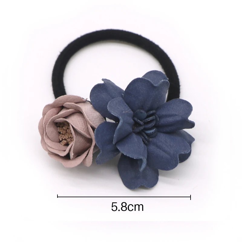 Милые детские заколки для волос девочек 2 шт. аксессуары красочные эластичные