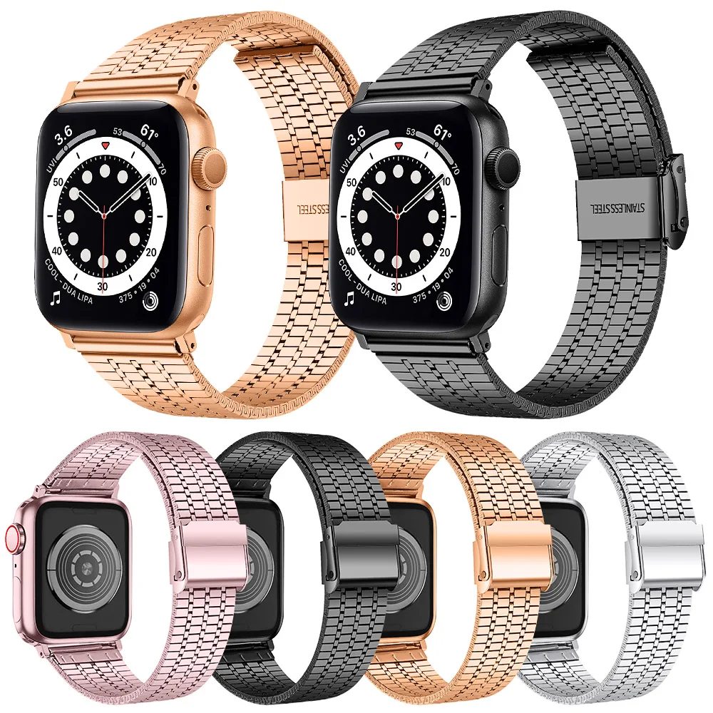

Металлический браслет для Apple Watch Band 40 мм 44 мм 38 мм 42 мм