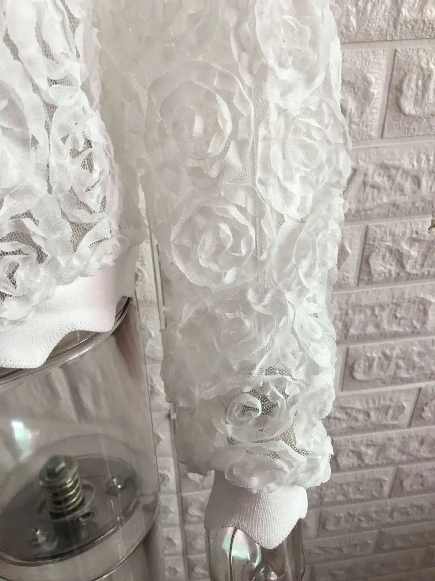 Сексуальный о вырез осенняя женская футболка с 3d цветком новая мода стройная