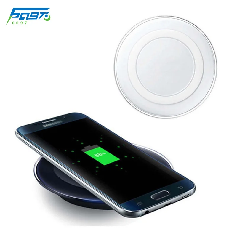 

Qi Wireless Charger Pad Fast Charging Station for iphone 12 11 pro max xr xs 8 Samsung Huawei Xiaomi Lightweight Portable Travel