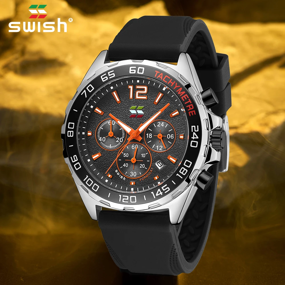 

SWISH Mens Watches Fashion Business Waterproof Quartz Wrist Watch For Men Top Brand Luxury Sport Clock Male ​Relogio Masculino