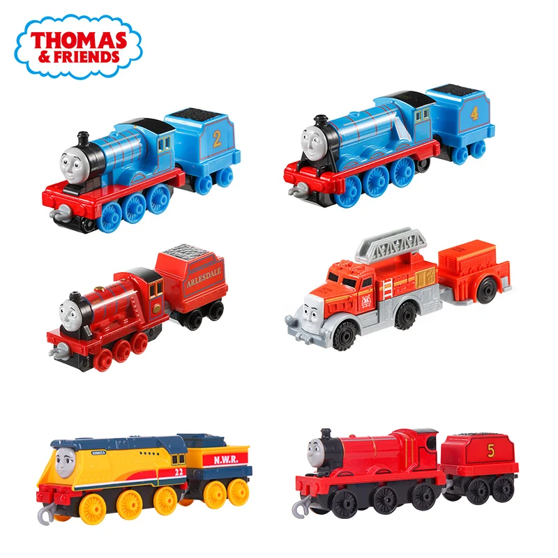 Игрушечный мини поезд Thomas and friend Shawn Weaver James из металлического сплава с отверстием