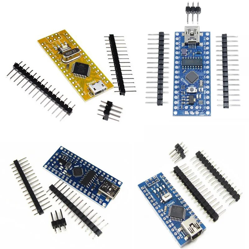 Diy Электроника Nano V3.0 ATmega168/328 P CH340G/5 В 16 м микроконтроллер для Arduino ATF совместимый с
