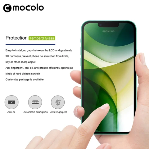 Mocolo олеофобное покрытие полное покрытие защитная пленка защитное стекло на для айфон iphone X XS XR 11 12 13 14 15 Pro Max Plus Mini про макс мини промахс 128/256/512 ГБ Global защитной Экран