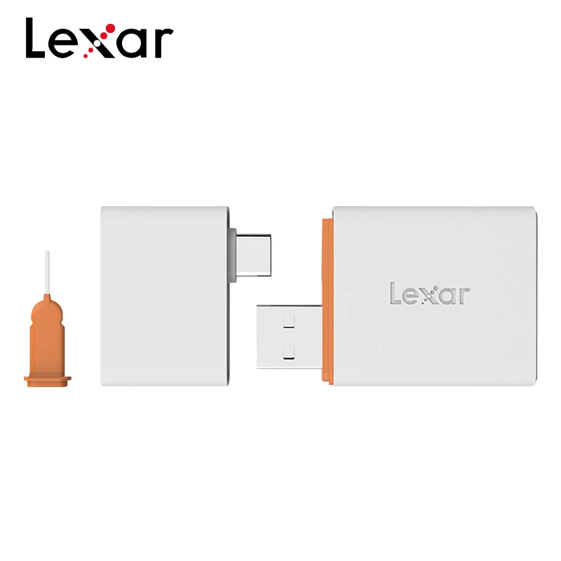 Lexar кардридер USB 3 0 Профессиональный 2 в 1 высокоскоростной двухслотный ридер для
