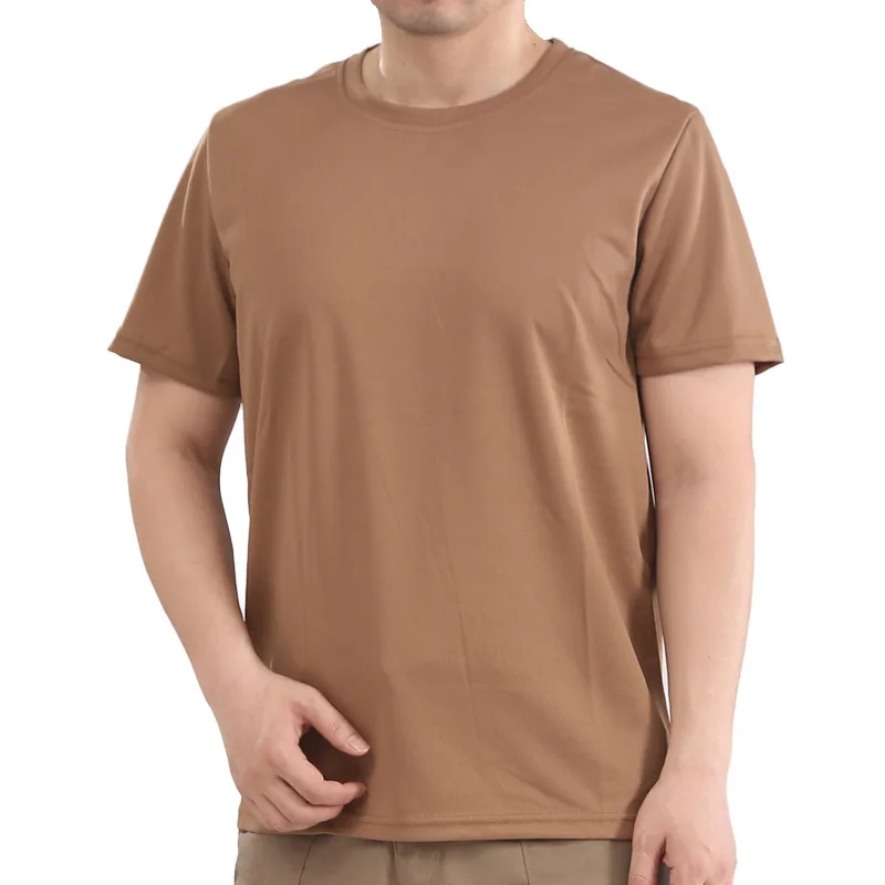 Летняя мужская быстросохнущая дышащая Bionic камуфляжная футболка с коротким