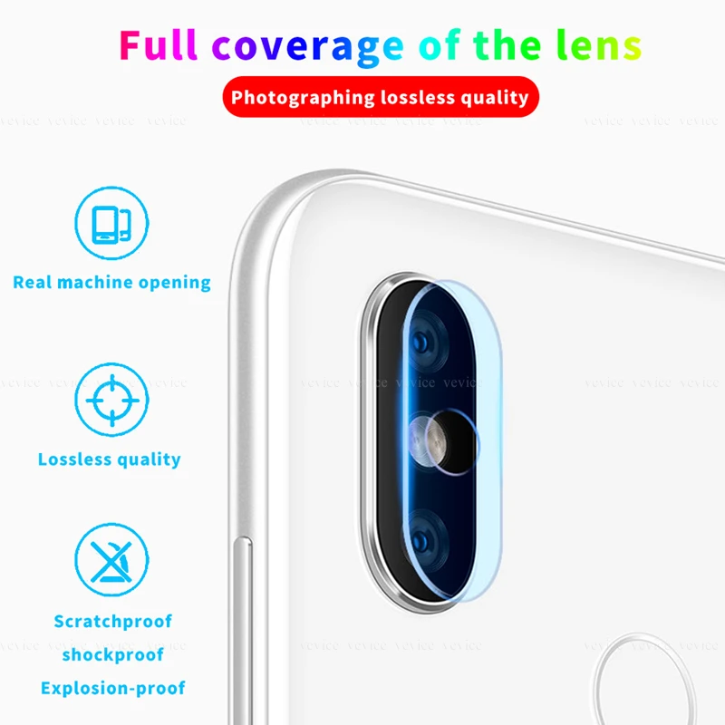 Стекло на камеру для Xiaomi Redmi 6 7 7A 6A 6Pro K20 Note 5 8Pro Mi 5x9 Max3 Pocophone F1 защита экрана камеры