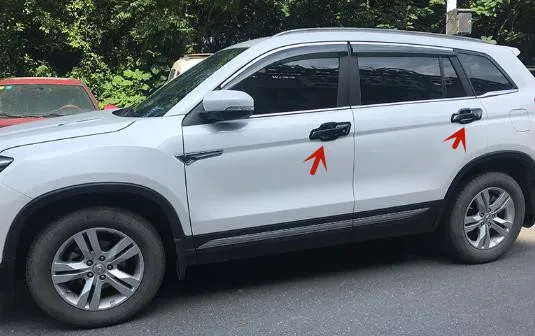 

Хромированная дверная ручка чаши из АБС-пластика для Changan CS75 2014-2020, декоративные наклейки, защита от царапин, Стайлинг автомобиля