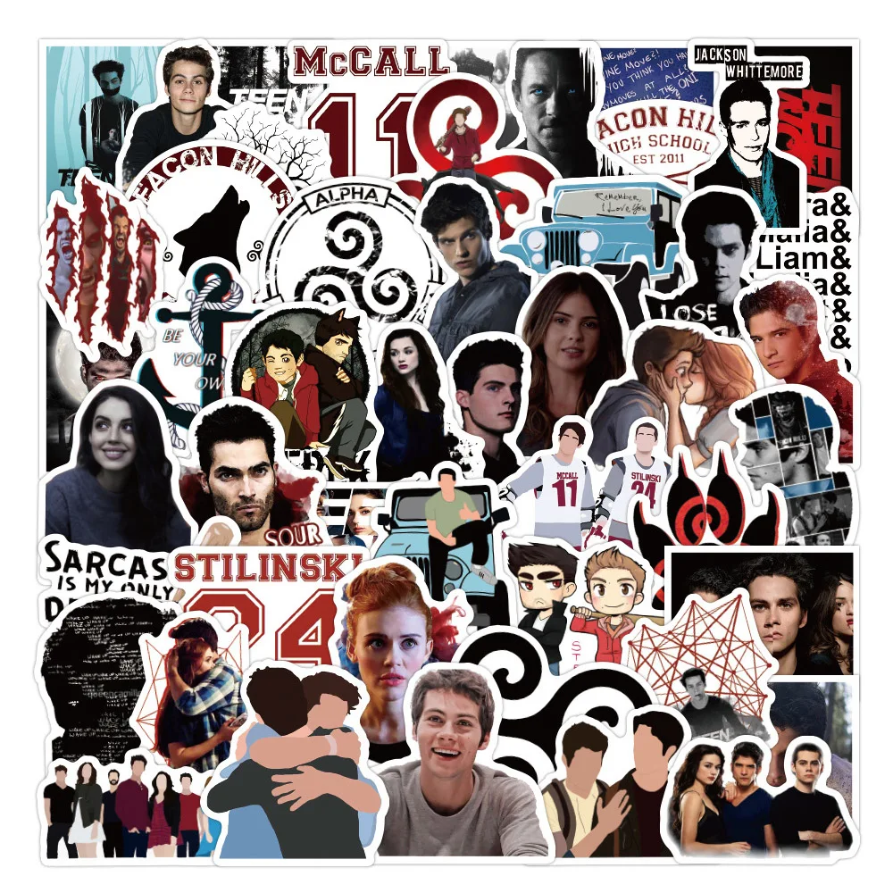 50 шт. водонепроницаемые виниловые наклейки волк|Наклейки для творчества| |