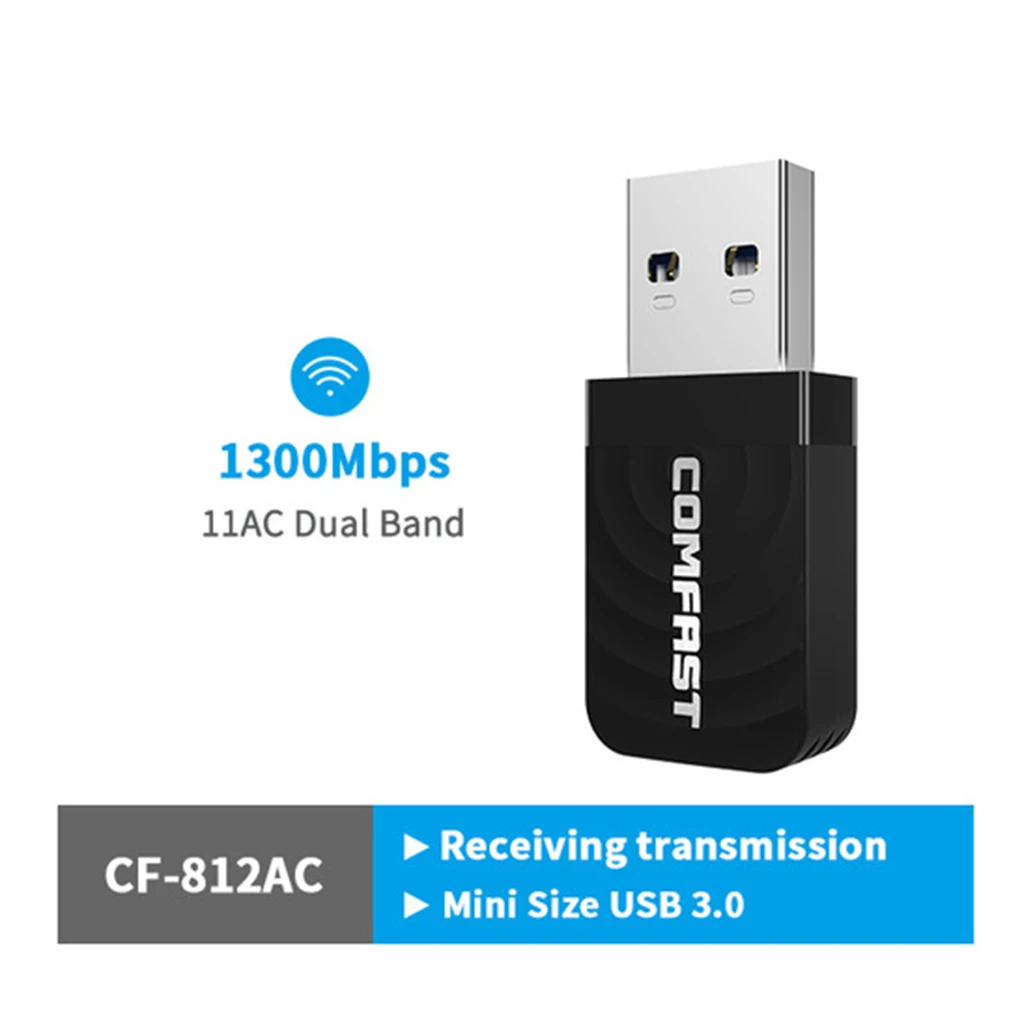 USB 3 0 Wi-Fi адаптер 2 4G/5G двухдиапазонный беспроводной сетевой для настольного ПК