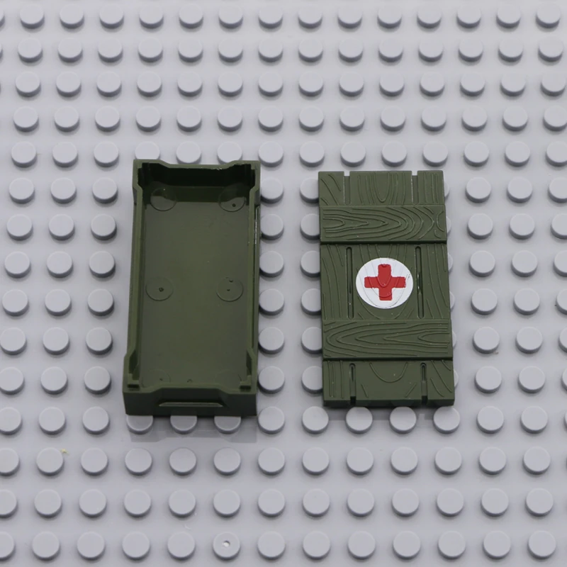 Совместимый кубики MOC военные медицинские аксессуары блоки инъекционная Лупа