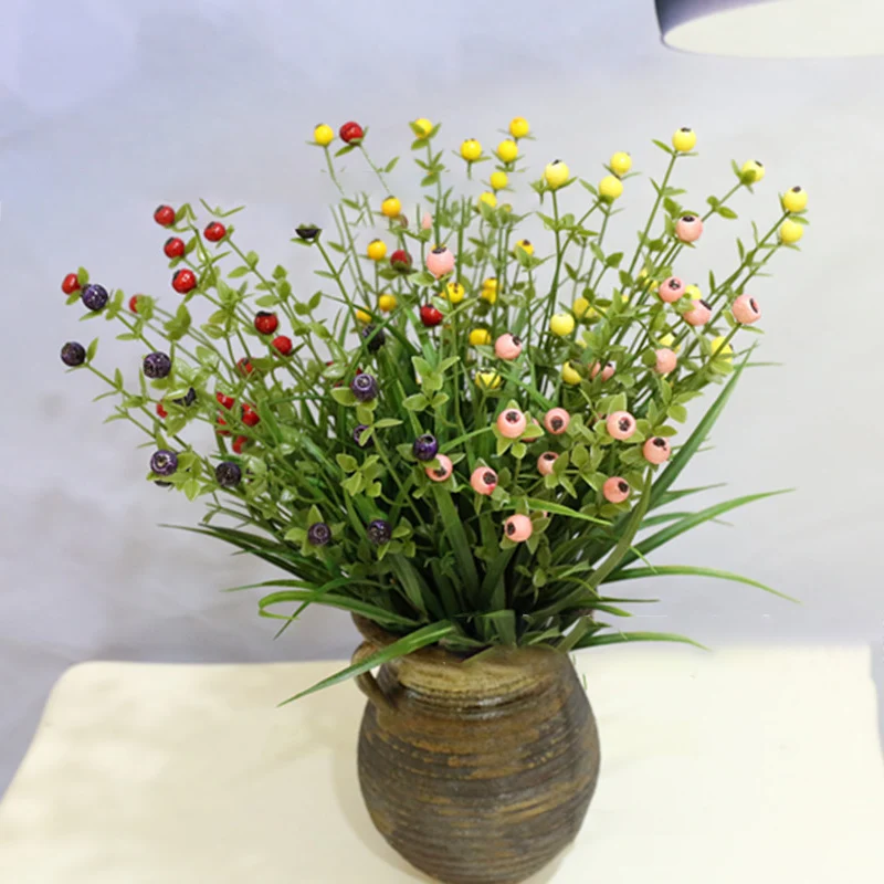 Имитация ягод пластиковые поддельные растения цветы домашний сад украшения