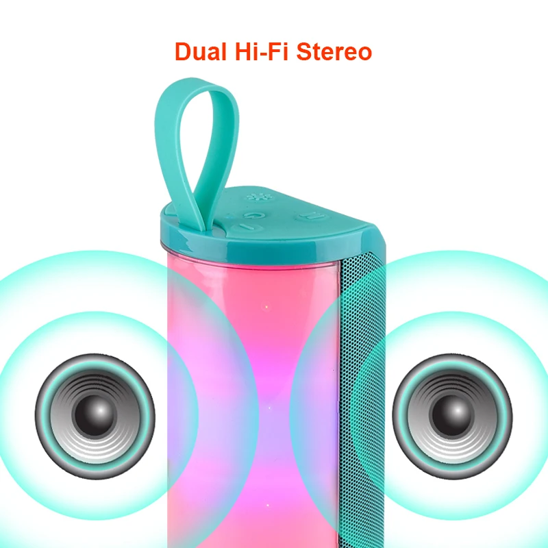Светодиодный bluetooth динамик Caixa De Som Portatil портативный fm радиоприемник usb s Haut parleurs