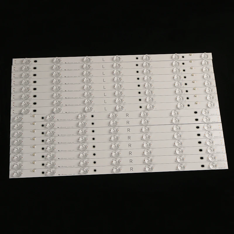 Nuevo Kit, 16 Uds., 7LED tira de LED para iluminación trasera para Panasonic TV TX-55AX630B TX-55AX630E TB5509M 550TV01 550TV02 - изображение