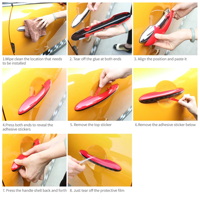 Автомобильный Стайлинг наружная дверная ручка декоративная крышка для BMW MINI Cooper