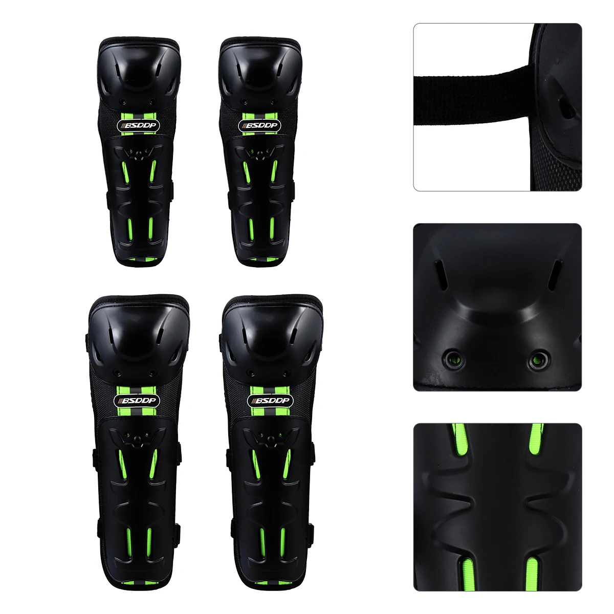 

4Pcs Limbs Protector Durable Prime Premium Knee Pads Protective Gear for Cycling Riding Sports