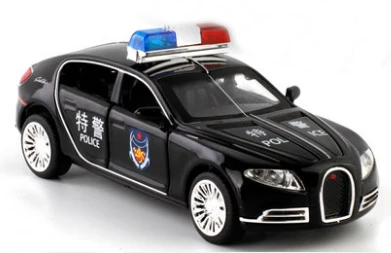 Black 1/32 Diecasts игрушечный транспорт Bugatti Galibier модель гоночной машины игрушки для мальчика металлическая игрушка Коллекция рождественских подарков - Цвет: Black