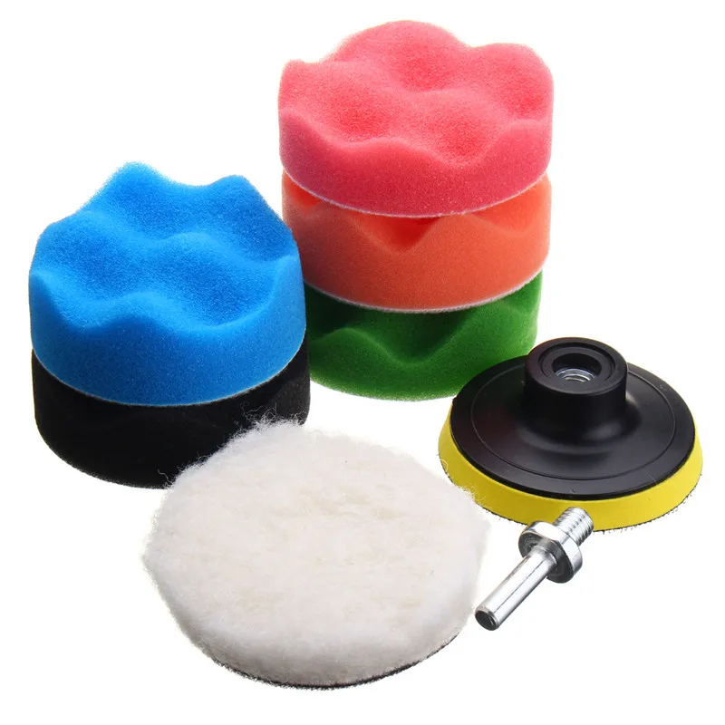 Набор Губка для полировки автомобиля абразивные инструменты 7 шт./комплект 3 5 6