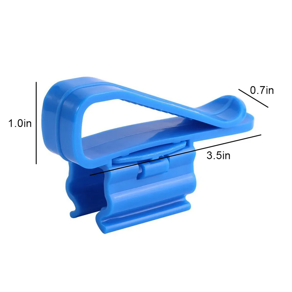 

2PCS Home Brew Bucket Clip Pipe Syphon Tube Flow Control Wine Beer Clamp Fish Aquarium Filtration Water Pipe Filter Hose Holder