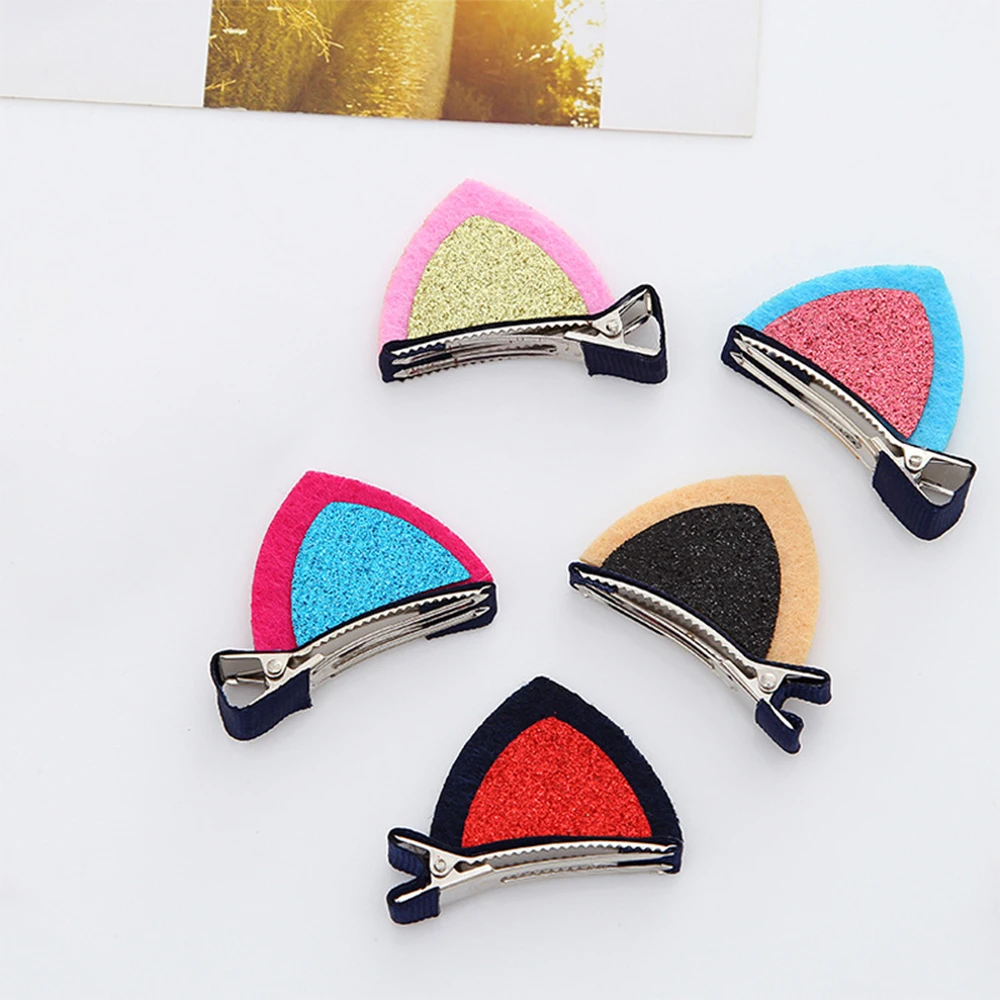 

2Pcs Cute Cat Ears Headwear Hair Clip Girl Hairband Hair Accessories Hairpins Set Kids Lovely Cartoon Hair Band Baby Headdress