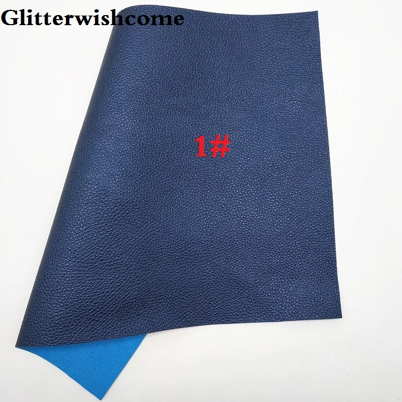 Ткань Glitterwishcome 21x29 см Размер A4 винил для бантов металлическая зернистая ткань