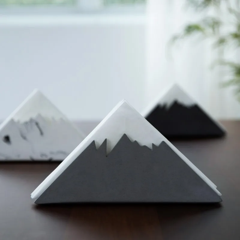 Креативный Снежный горный цементный шкаф для салфеток держатель туалетной