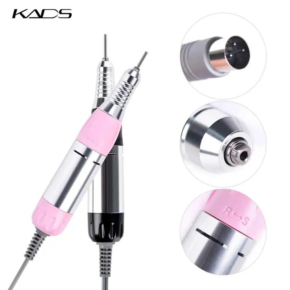 Kads Décoration d'ongles дрель ручки наконечника для электрический Маникюр Педикюр