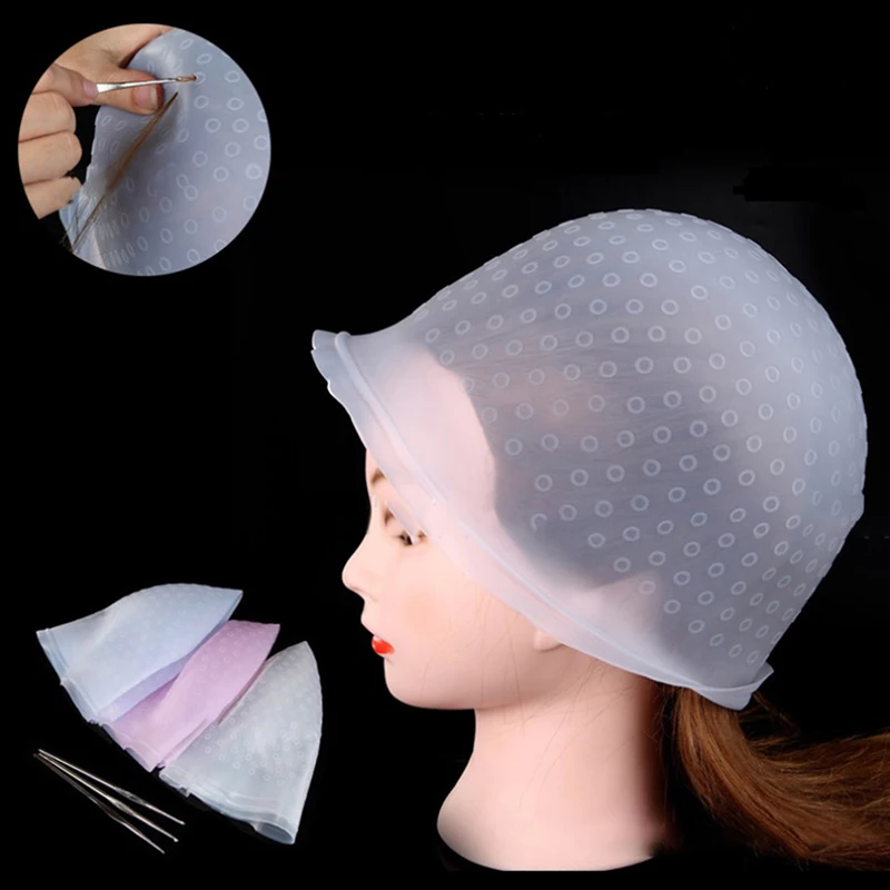 

Hair Coloring Highlighting Cap Hook Salon Dye Hair Reusable Set Frosting Tipping Dyeing Hairstyle DIY Tools Hot Sale